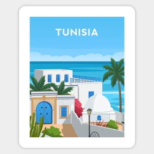 Tunisia, Sidi Bou Said Sticker